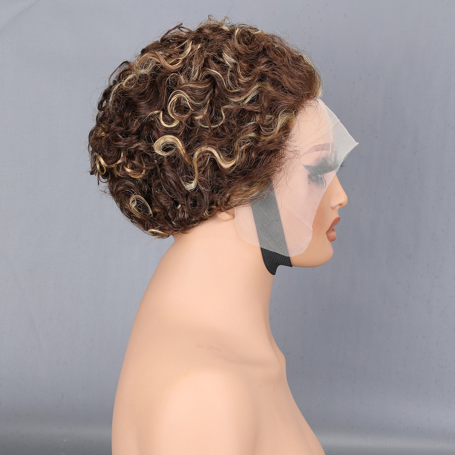 13x4 Lace Front Wig Human Hair 200% Density Short Bob Pre Plucked Bleached Knots Brown BOSQUE Beauty