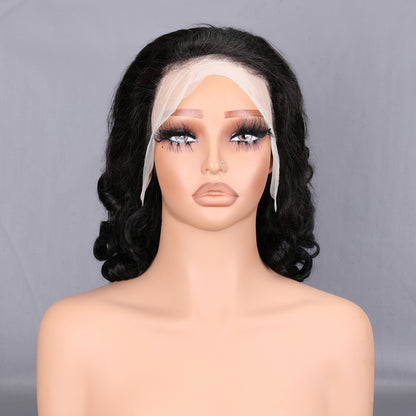 200% Density High Weight Spring Curly Human Hair Wig Maximum Fullness Bouncy Curls No Shedding Tangle Free BOSQUE Beauty