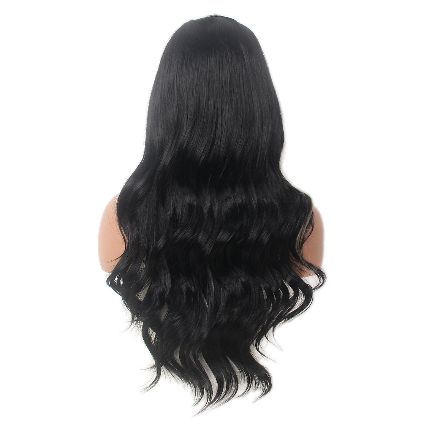 BLack Women Lace Front Natural Wave Synthetic Wigs Lace Curly Wigs
