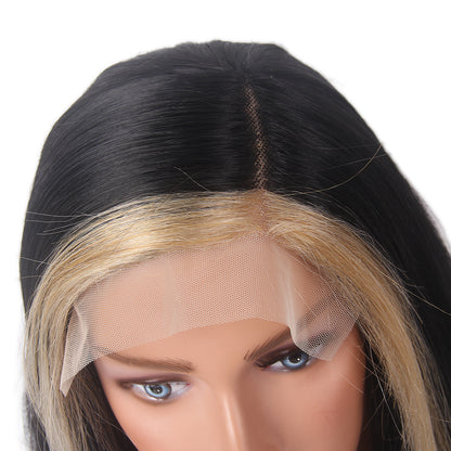 BLack Women Lace Front Natural Wave Synthetic Wigs Lace Curly Wigs