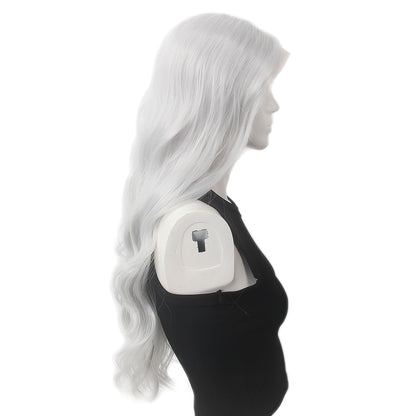 Lace Front Natural Wave Synthetic Women Wigs 180 Density Middle Part Hair 30inch