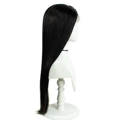Blac Lace Front Wigs Straight Front Wigs 13*3 inch Pre-Plucked Lace Synthetic Wigs