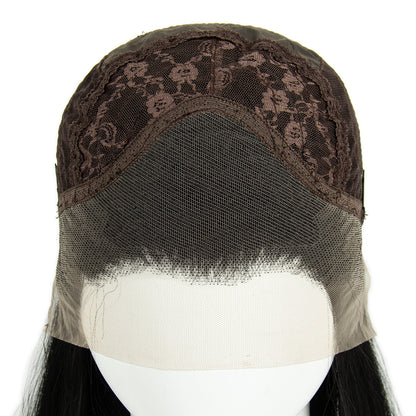 Blac Lace Front Wigs Straight Front Wigs 13*3 inch Pre-Plucked Lace Synthetic Wigs