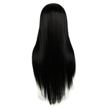 Blac Lace Front Wigs Straight Front Wigs 13*3 inch Pre-Plucked Lace Synthetic Wigs