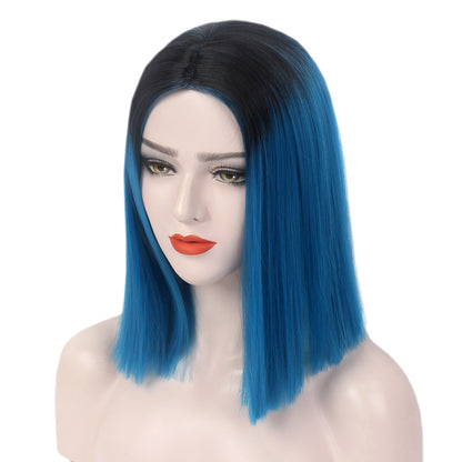 Bob Wigs Short Straight Middle Part Synthetic Hair for Women Comfortable Fit Stylish Design