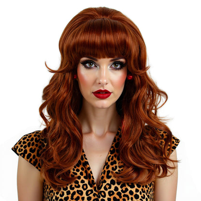 60s 50s Women Wig, Pinup Beehive Wigs for Costume