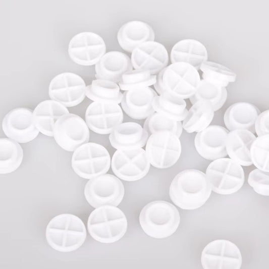Wholesale One Hundred Small Cup of Glue Comfortable Disposable Rubber Ring Cup and Eyelash Extension Rubber Cup
