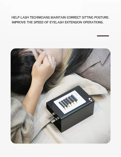 Twelve Per Box False Eyelash Display Board Magnetic Black Eyelash Board Eyelash Grafting Hair Extension Table