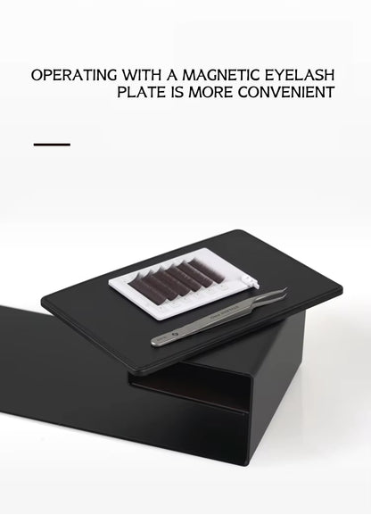 Twelve Per Box False Eyelash Display Board Magnetic Black Eyelash Board Eyelash Grafting Hair Extension Table