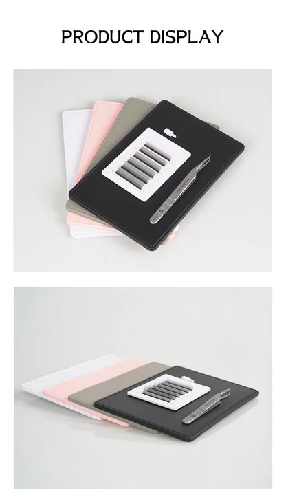 Eyelash Sheet Plastic Self-owned Brand Eyelash Board, Eyelash Extension Tile Tray, Magnetic Eyelash Tile
