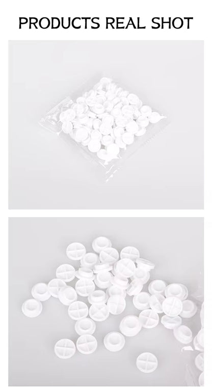 Wholesale One Hundred Small Cup of Glue Comfortable Disposable Rubber Ring Cup and Eyelash Extension Rubber Cup