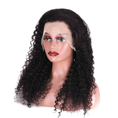 13x4 HD Lace Front Wig Human Hair Jerry Curly 200% Density Glueless Full Wig Natural Look BOSQUE Beauty