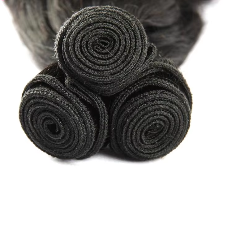 BOSQUE Beauty Human Hair Double Drawn Funmi Virgin Remy Hair Can Be Dyed Permed Natural Color for Women