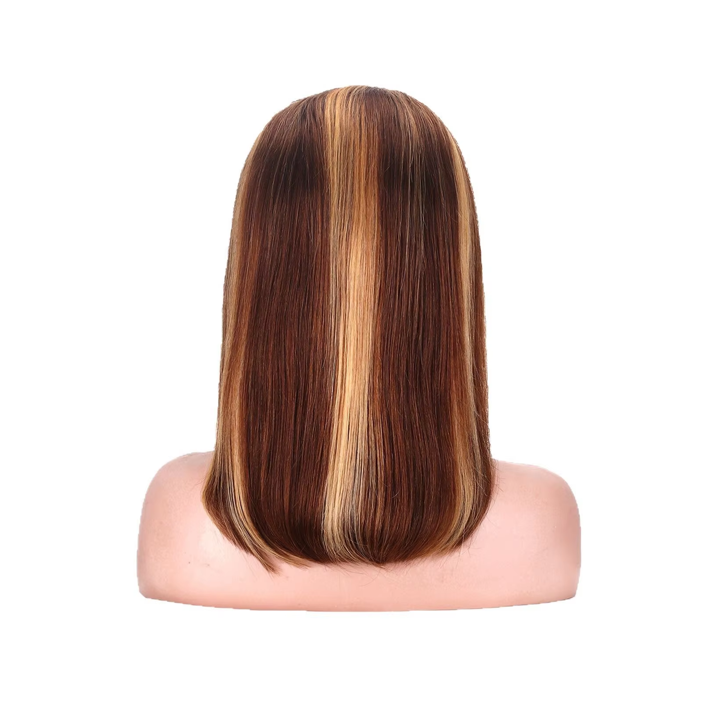 13x4 Lace Front Bob Wig Human Hair with Piano Bleached Highlights Straight Hair BOSQUE Beauty