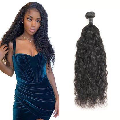 BOSQUE Beauty 100% Unprocessed Virgin Human Hair Bundles Natural Wave Body Wave Weave Hair Glueless Closure