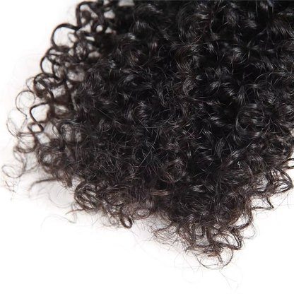 Premium Jerry Curl Human Hair Weft 100% Unprocessed Virgin Hair Natural Black Can Be Dyed & Permed BOSQUE Beauty