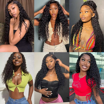 BOSQUE Beauty 100% Unprocessed Virgin Human Hair Extensions Deep Wave Wet and Wavy Weave for Women Vietnamese Straight Style