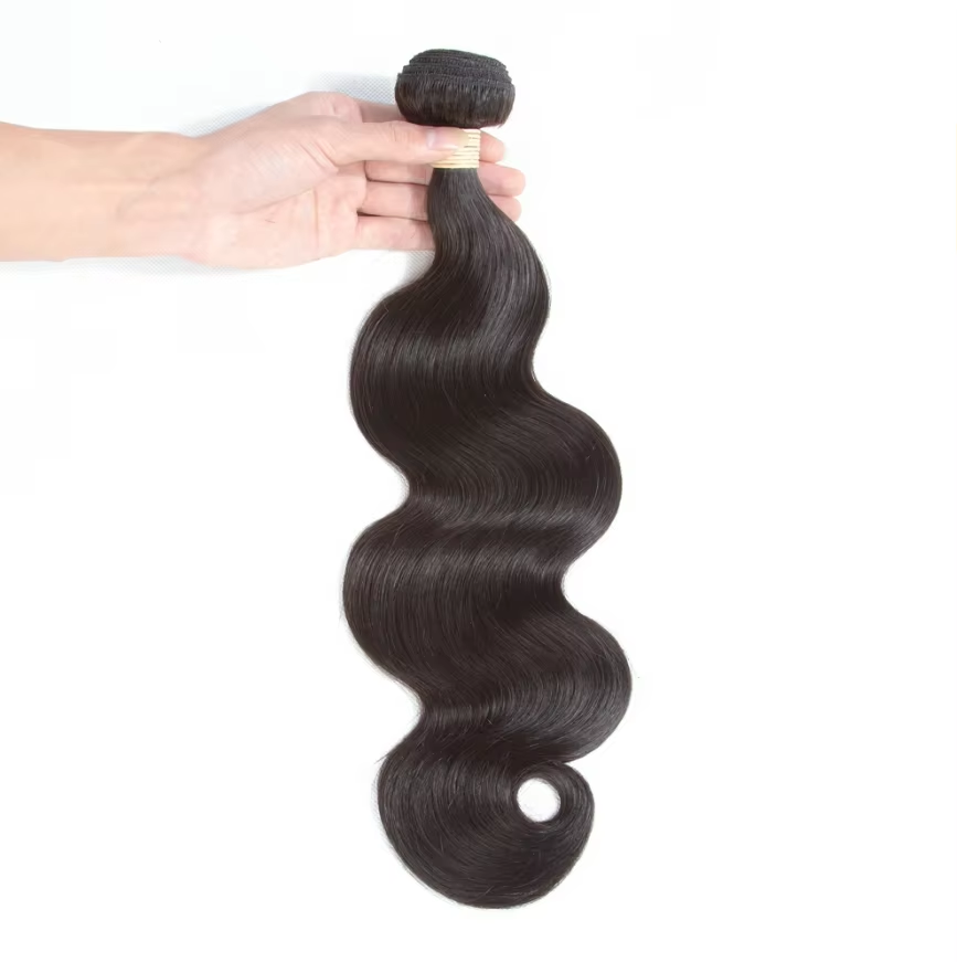 Human Hair Bundles 100% Unprocessed Wavy Human Hair Bundles Human Hair Extensions Quick Weave Natural Black BOSQUE Beauty
