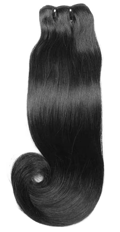 Premium Human Hair Extensions Silk Straight Natural Black  Heat Resistant for Styling & Coloring BOSQUE Beauty