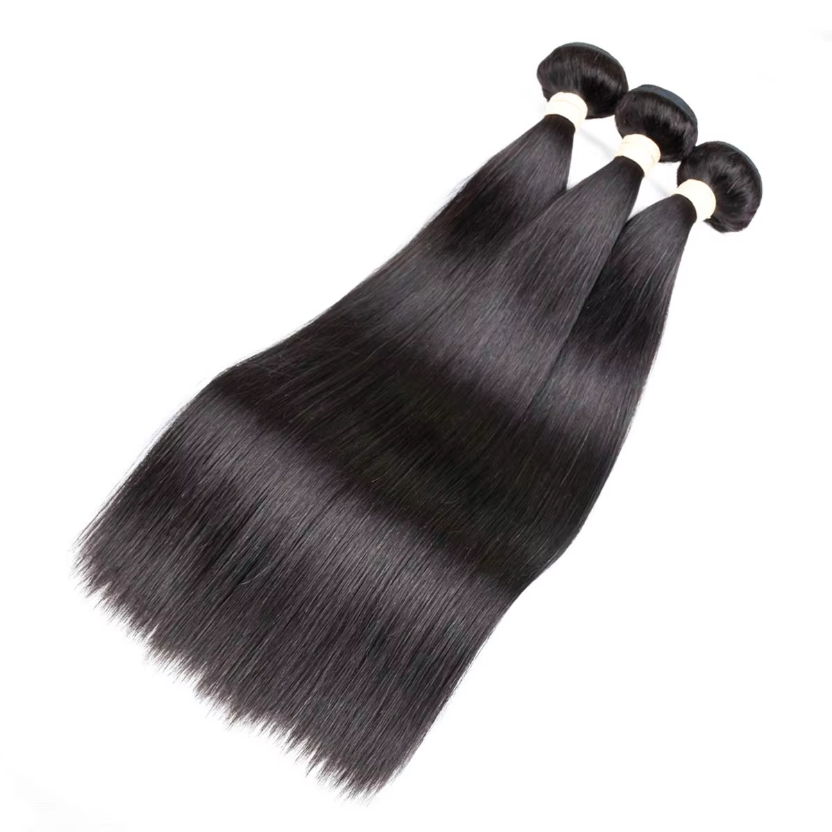 BOSQUE Beauty Straight Hair Weave Human Hair Extensions Natural Black Remy Hair Can Be Dyed Permed Bulk Wholesale