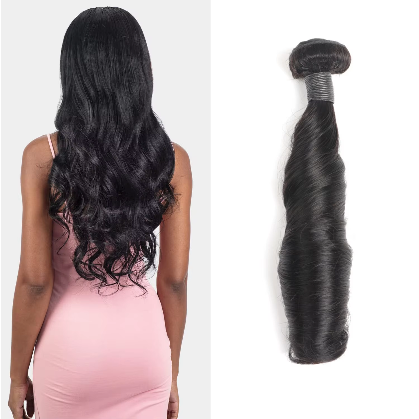Romance Curl Human Hair Bundles Virgin Remy Hair Natural Black Tangle Free No Shedding Soft Silky for Black Women BOSQUE Beauty