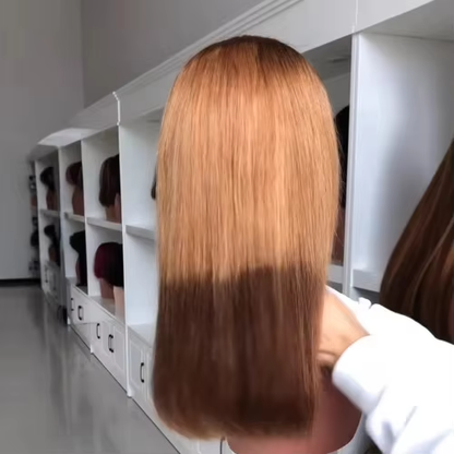 13x4 Lace Front Wig Bob Wig Human Hair Straight Natural Looking Glueless Wig 200% Density BOSQUE Beauty