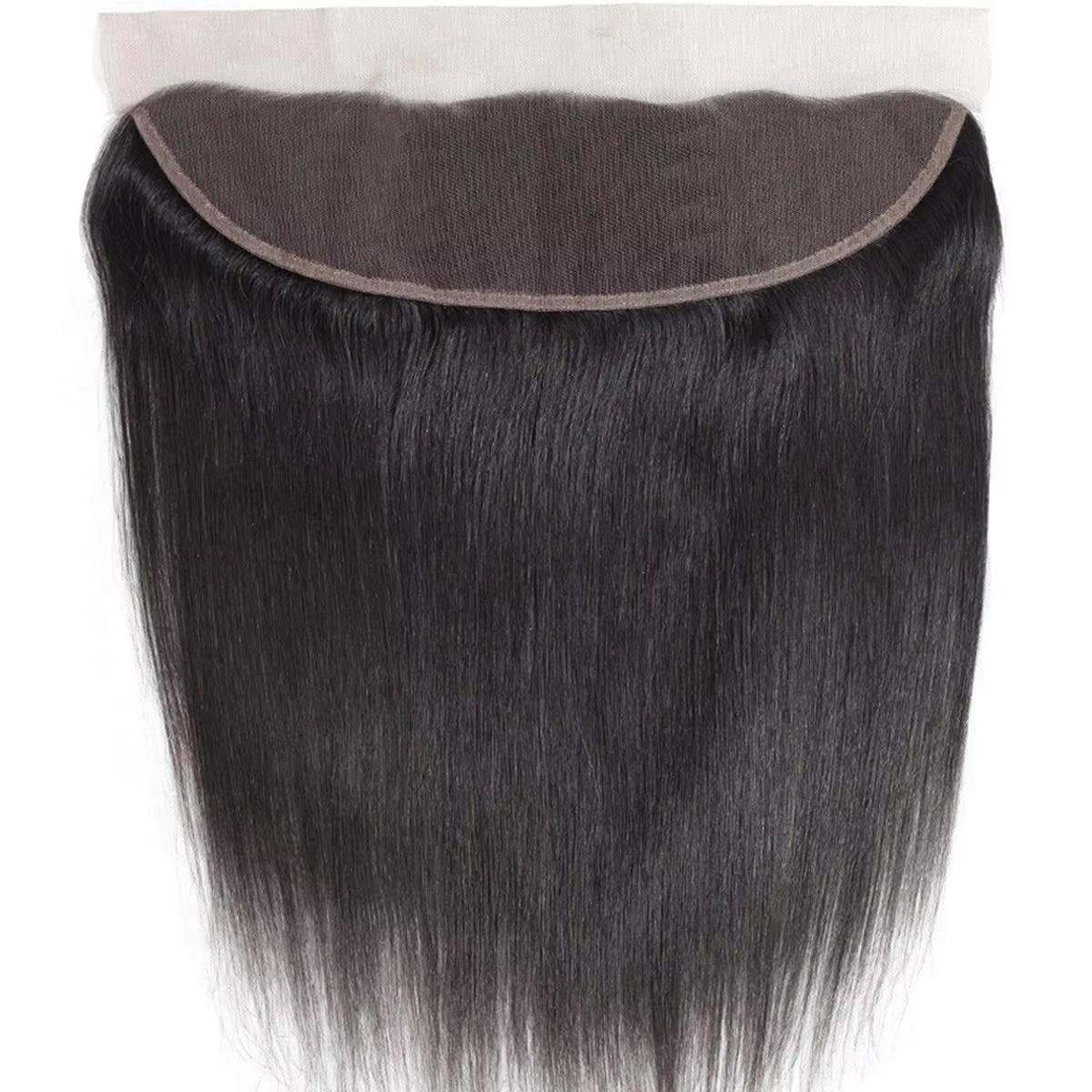 13x4 HD Lace Closure Invisible Hairline Pre Plucked Virgin Human Hair Straight Natural Black Free Part BOSQUE Beauty
