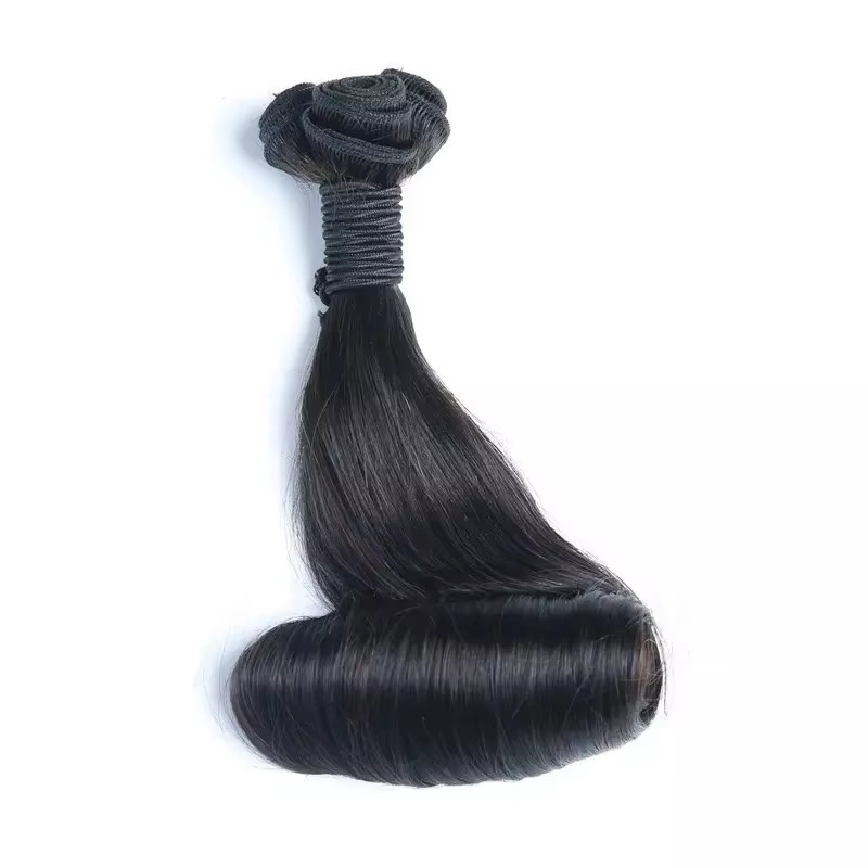Heat Resistant Human Hair Weave Bundles With Egg Curl Pattern Remy Hair Can Be Dyed Permed Straightened for Ladies BOSQUE Beauty