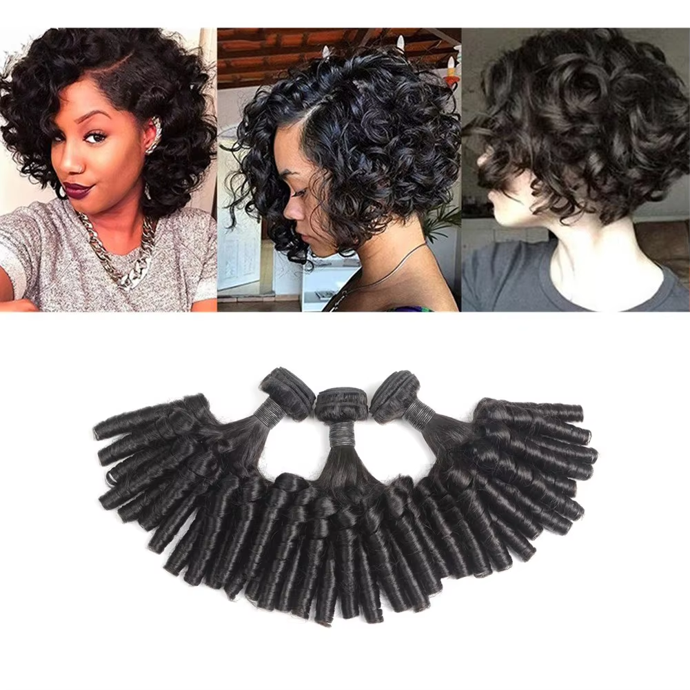 Fummi Hair Remy Human Hair Extensions Weft Natural Black Color Heat Safe for Dyeing & Styling BOSQUE Beauty