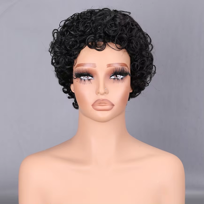 13x4 Lace Frontal Human Hair Wig 200% Density Short Curly Bob Wig for Women Pre Plucked Bleached Knots Free Part BOSQUE Beauty