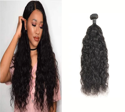 BOSQUE Beauty 100% Unprocessed Virgin Human Hair Bundles Natural Wave Body Wave Weave Hair Glueless Closure