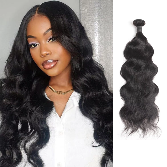 BOSQUE Beauty Double Weft Deep Wave 100% Remy Human Hair Unprocessed Virgin Hair Natural Color Soft & Tangle-Free
