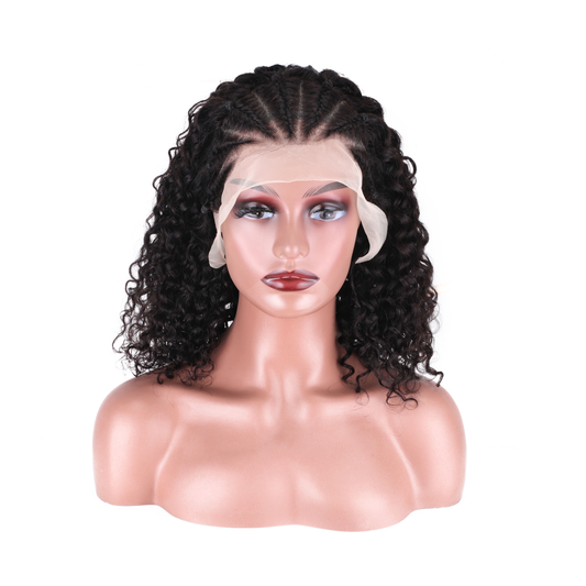 Dreadlock Bob Wig Human Hair 13x4 Lace Front 200% Density Short Straight Hair BOSQUE Beauty