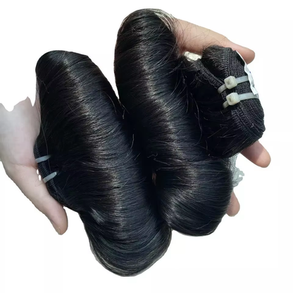 Heat Resistant Human Hair Weave Bundles With Egg Curl Pattern Remy Hair Can Be Dyed Permed Straightened for Ladies BOSQUE Beauty
