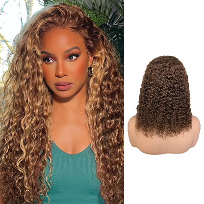 200% Density Jerry Curly Human Hair Wig Ultra Volume 13x4 Lace Front Wig BOSQUE Beauty