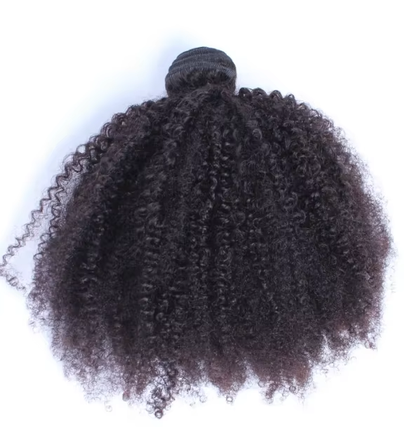 Afro Curly Human Hair Bundles for Women High Density Fluffy Kinky Curly Weave BOSQUE Beauty
