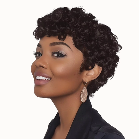 13x4 Lace Frontal Human Hair Wig 200% Density Short Curly Bob Wig for Women Pre Plucked Bleached Knots Free Part BOSQUE Beauty